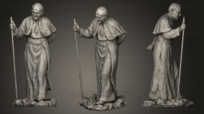 Statues of famous people (STKC_0223) 3D model for CNC machine